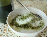 材料３つで抹茶シロップ☆かき氷☆抹茶ラテ作り方3写真