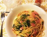 小松菜のパスタ 塩レモン和風仕上がり作り方14写真