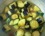 麺つゆで簡単♪揚げなすのカレー南蛮作り方5写真