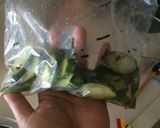 お茶漬けの素でキュウリの浅漬け作り方1写真