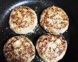 卵アレok♡ポン酢de夏野菜ハンバーグ作り方6写真