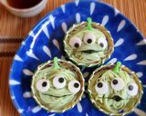 リトルグリーン麺ʕ ⊙⊙⊙ʔキャラ麺作り方1写真