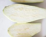 ＊茄子ボートのトマトチーズ焼き＊作り方2写真