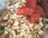 ＊茄子ボートのトマトチーズ焼き＊作り方5写真