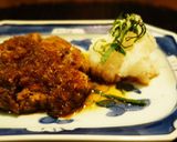 簡単 鶏肉ソテー♪玉ねぎ・にんにくソース作り方12写真