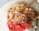 母の味☆刻み紅生姜と鰹節のおにぎり作り方4写真