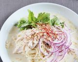豆乳の和風エスニック素麺作り方6写真