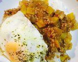 和風ズッキーニのボロネーゼ丼作り方9写真