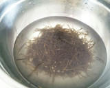きざみ昆布と水菜、油揚げの煮浸し★作り方1写真