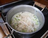 セロリと発芽ニンニクのスープ作り方4写真