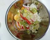 簡単おから入りカニかま豆腐のふわふわ焼き作り方2写真