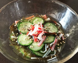 簡単！時短！きゅうりとかにかまの酢の物♪作り方4写真