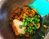 簡単！かぼちゃと枝豆のサラダ作り方2写真