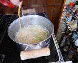 セロリと発芽ニンニクのスープ作り方5写真