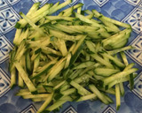 胡瓜と蒸し鶏のさっぱりサラダ作り方5写真