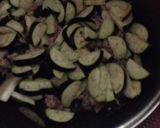 超簡単！！ナスとひき肉の味噌炒め作り方3写真