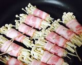 ベーコンとえのきのバター炒め作り方1写真
