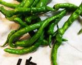 伏見唐辛子の炒め煮作り方1写真