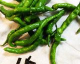 伏見唐辛子の炒め煮作り方1写真