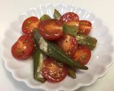 簡単‼オクラとミニトマトのマリネ作り方3写真
