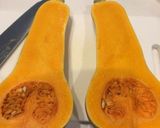バターナッツカボチャのクリームパスタ作り方2写真
