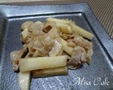 豚バラ肉と長芋の炒めもの作り方6写真