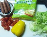 冷凍食品でなんちゃってタコライス作り方1写真