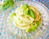 バジルソースと白だしのそうめん♡作り方4写真