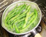 簡単！ひと工夫でおいしい温玉いんげん★作り方1写真