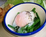 簡単！ひと工夫でおいしい温玉いんげん★作り方2写真