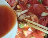 ねぎと豆腐のトマトチリソース煮作り方7写真