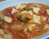 ねぎと豆腐のトマトチリソース煮作り方10写真