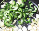 ゴーヤとセロリが美味しい豚キムチ炒め作り方6写真
