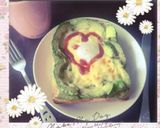 元気に美肌♡アボカドのエッグトースト作り方7写真