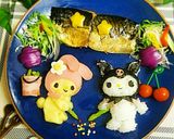マイメロとクロミの手持ち花火で鯖の味噌煮作り方8写真