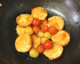 そうめんピカタとプチトマトの照り焼き作り方6写真