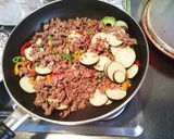 地産地消夏野菜！簡単家庭のトマトソース飯作り方7写真