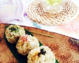 野菜＆新茶香る〜♡幸せの洋風茶飯おにぎり作り方6写真