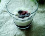朝食にブルーベリーたっぷりヨーグルト作り方1写真