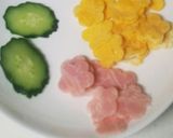こどもと作るあじさいデコトースト♡作り方2写真