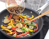 妊娠、授乳中に！煮干しと夏野菜のごま酢作り方3写真