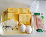 ＊low carb＊クロックムッシュ作り方1写真