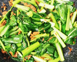 簡単時短おかず☆小松菜とマグロフレーク作り方1写真