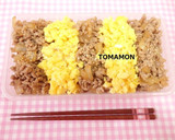 めんつゆで超簡単✿とまモンの豚そぼろ弁当作り方9写真