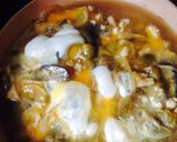 夏休みランチ♪めんつゆ簡単!ナスで親子丼作り方4写真