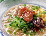 おすすめ♡冷麺風スープdeぶっかけ素麺作り方3写真