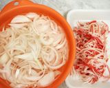 生ハムとカニかまのアボカ丼♡作り方2写真