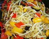 夏野菜カレー風味焼きそば作り方5写真
