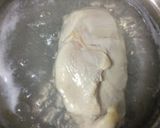豆苗バンバンジー作り方1写真