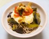 とろろそば　野菜と温玉のせ　作り方11写真